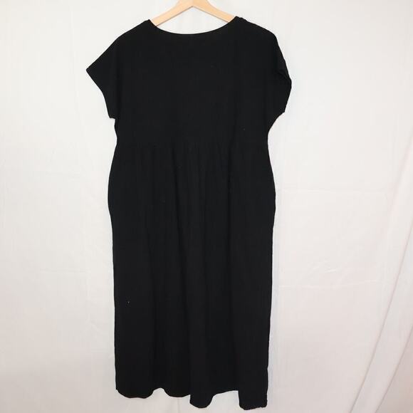 Dress Simple Cotton blend Short Sleeve Women Size XL No Brand Name - Picture 15 of 16